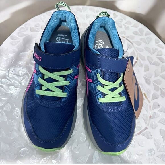 ASICS Pre Venture 9 PS Kids Supportive Sneakers Shoes Size 2 EU 33.5 - Picture 3 of 13